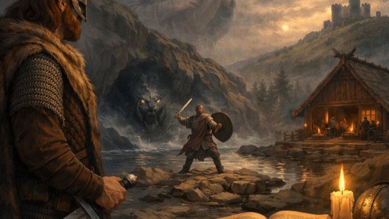 Beowulf: Hrdinský epos o statočnosti a boji v staroanglickej literatúre