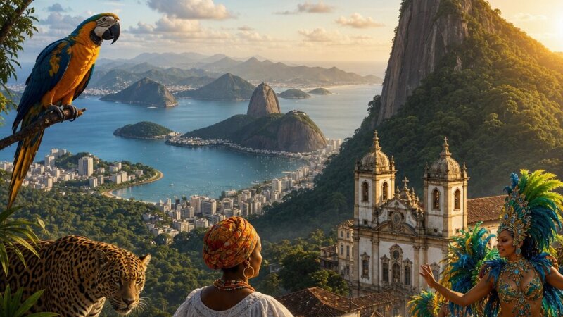 Brazília: História, príroda a kultúra juhoamerickej veľmoci
