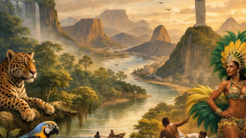 Brazília: Prírodné bohatstvo a kultúrne kontrasty Južnej Ameriky