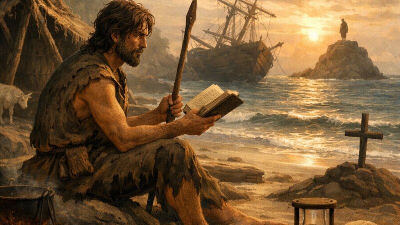 Daniel Defoe a jeho Robinson Crusoe: analýza osudu a samoty