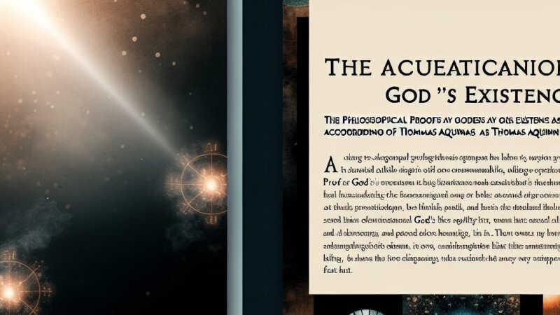 Filozofické dôkazy Božej existencie podľa Tomáša Akvinského