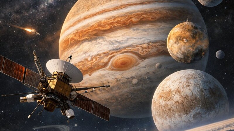 Galileo: Prelomová misia skúmajúca Jupiter a jeho mesiace