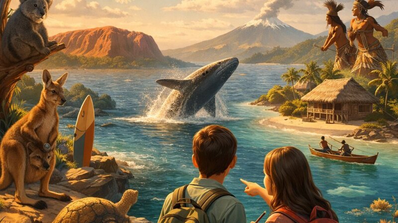 Geografia Austrálie a Oceánie: Prírodné podmienky a kultúrna rozmanitosť