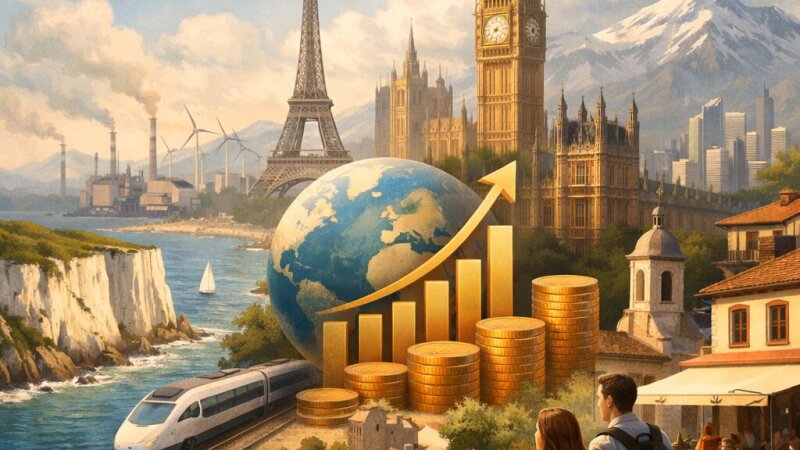 Komplexný pohľad na Západnú Európu: geografia, ekonomika a spoločnosť