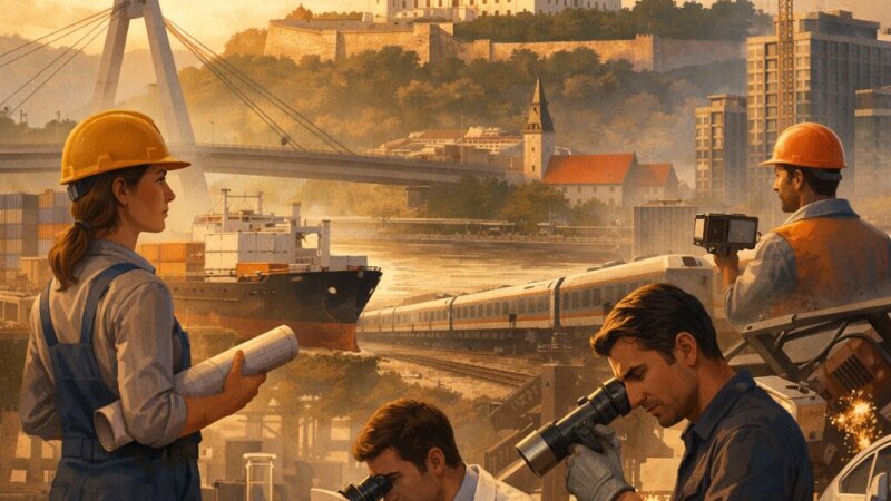 Kľúčové priemyselné odvetvia a ich vplyv na ekonomiku Bratislavy