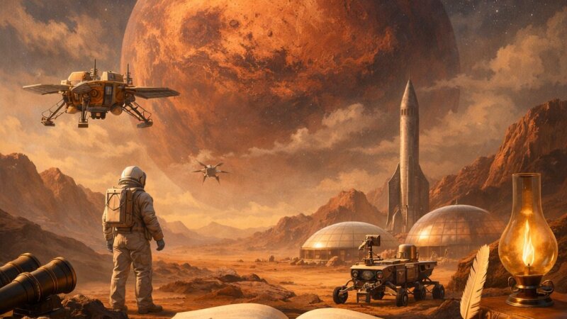 Mars: Zaujímavosti a význam červenej planéty pre vedu a literatúru