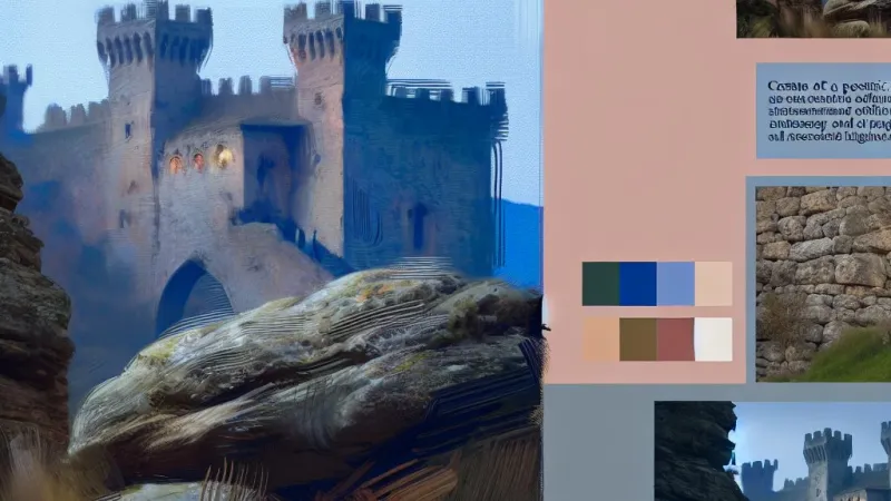 Poetický opis hradu: Kameň, čas a stopy minulosti