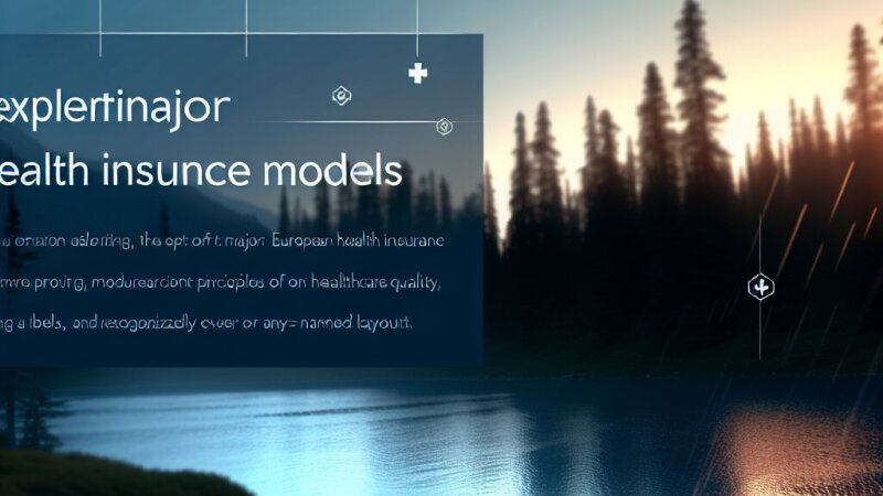 Porovnanie hlavných európskych modelov zdravotného poistenia