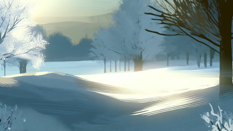 Pôvab zimy v umeleckom opise prírody