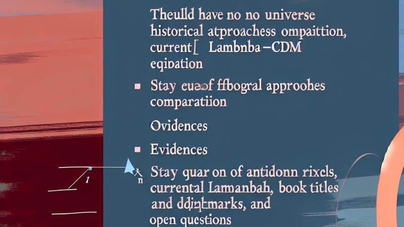 Prehľad modelov vesmíru: od Friedmannových rovníc po ΛCDM