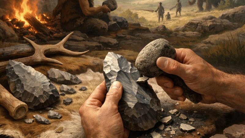 Retuš kamenných nástrojov: Význam a techniky v pravekej archeológii