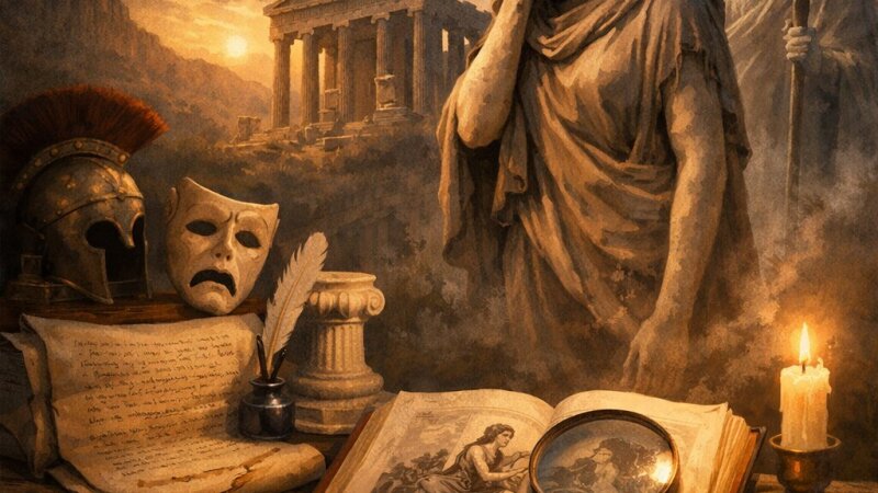 Rôznorodosť žánrov antickej literatúry a analýza tragédie Antigona