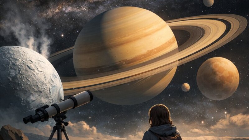 Saturn: Fascinujúca planéta s jedinečnými prstencom a mesiacmi