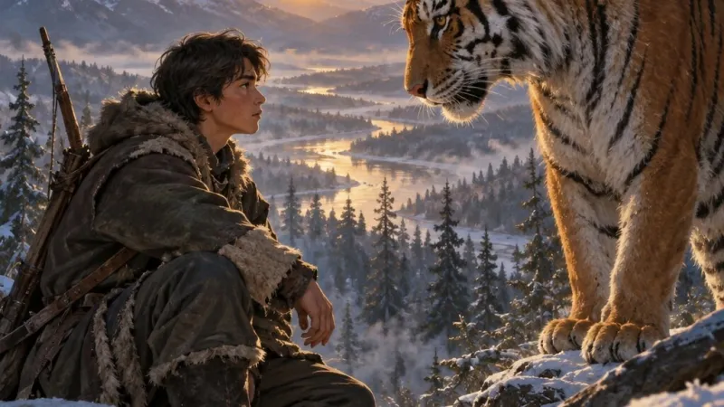 Tiger v tajge: rozprávka o odvahe a dospievaní