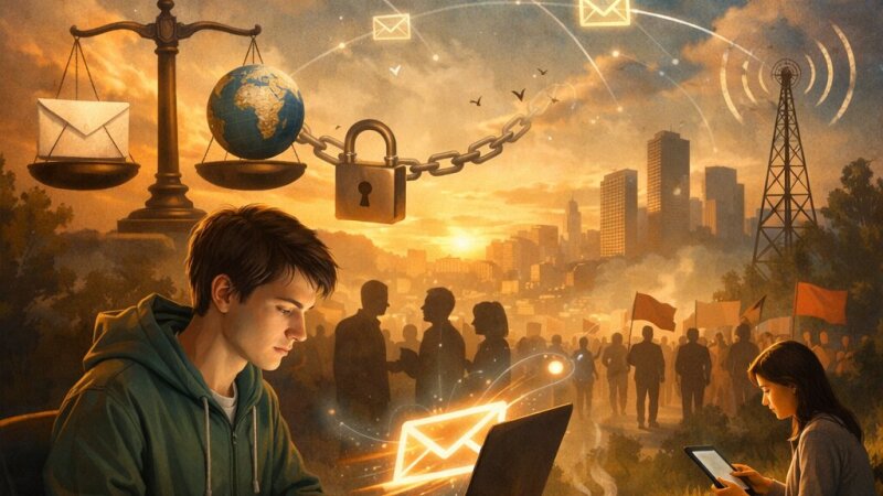 Úvaha o úlohe e-mailu v digitálnej komunikácii a slobode