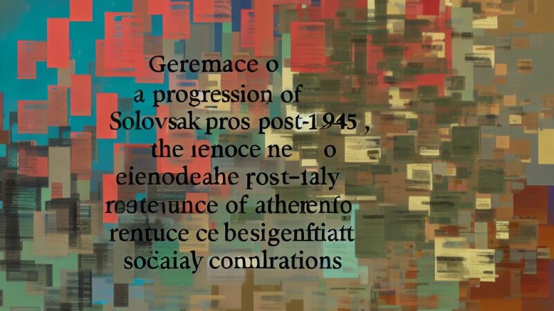 Vývoj slovenskej prózy po roku 1945: Prelomové obdobie literatúry